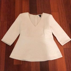 Ann Taylor peplum top